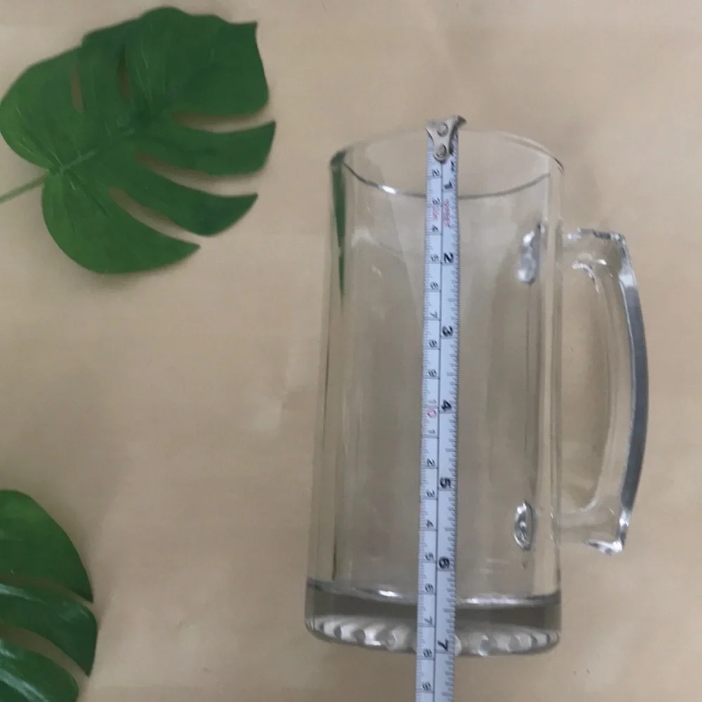 💝 10/$10 💝 Glass Beer Stein mug with handle 16oz